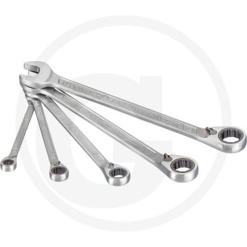 Hazet Ratschenringschlüssel-Satz 5-teilig 8-19 mm Chrom-Vanadium