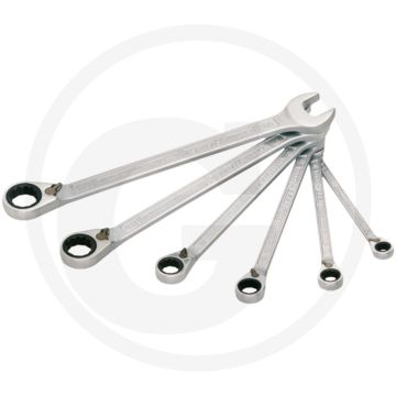 Hazet ratel-ring-steeksleutelset - 6-delig, sleutelmaten 21-32 mm