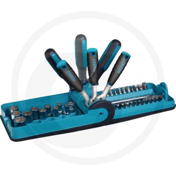 Hazet 1/4" dopsleutel- en bitset, 38-delig - hiper fijnvertande ratel, 90 tanden
