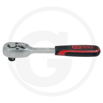 Ks tools 1/4" mini omschakelbare ratel, 72 tands ratelmechanisme - 6,3 mm (1/4")
