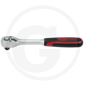 Ks tools ks tools 1/2 "omschakelbare ratel - 72 tanden, ergonomische handgreep, chroom vanadium