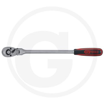 Ks tools 1/2" gewricht-omschakelbare ratel - 72 tanden, extra lang, ergonomische handgreep