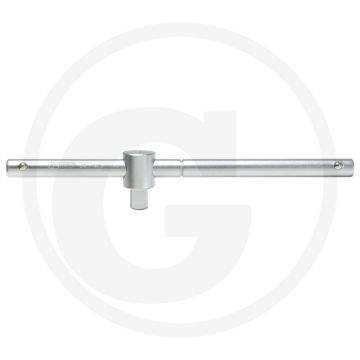 Ks tools 1/2" t-greep met schuifgreep - lengte 250mm