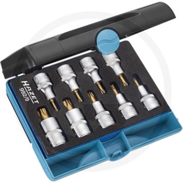 Hazet dopsleutelbitset torx® korte uitvoering 9-delig