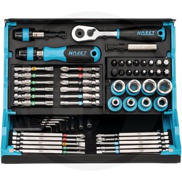 Hazet smartcase steckschlüssel-satz - 59-teilig, made in germany