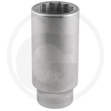 Ks tools 1/2" 12-kant dopsleutel, lang, 24 mm - voor volkswagen, audi, seat, Škoda - 82 mm lang