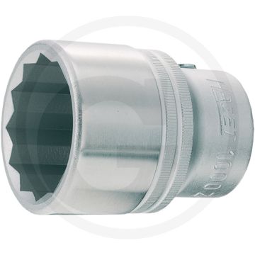 Hazet 12-kant dopsleutel 3/4" - 1 inch, chroom-vanadium, verchroomd, gepolijst