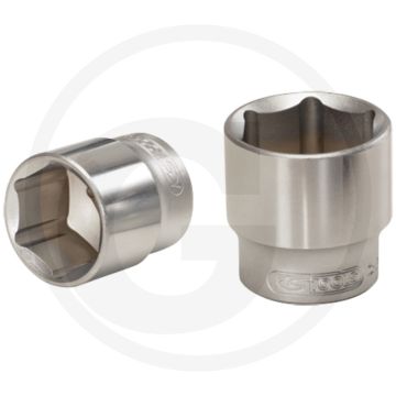 Ks tools 1/2" classic zeskant dopsleutel, 10 mm - 6-kant, flanktraction-profil, chrom vanadium