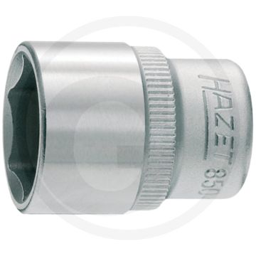 Hazet zeskant dopsleutel 1/4" - sleutelmaat 10 - rvs - 25mm