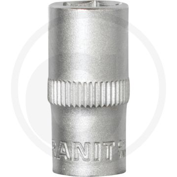 Black edition black edition 1/4" dop, 8 mm - zeskant, zonder bit, 25 mm lang