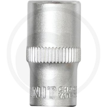 Black edition black edition 1/4" dop, 9 mm - korte uitvoering, chroom-vanadiumstaal