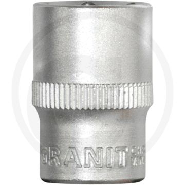 Black edition black edition 1/4" dop, 12 mm - zeskant, zonder bit, 25 mm lengte
