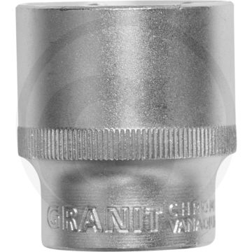 Black edition black edition 1/2" dop, 30 mm - zeskant, zonder bit, 43 mm lang