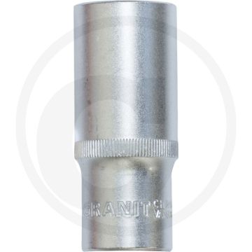 Black edition black edition 1/2" zeskant dop, lang, 24 mm - lengte 75 mm