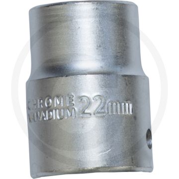 Black edition black edition 3/4" zeskant dopsleutel, kort, 22 mm - lengte 52mm