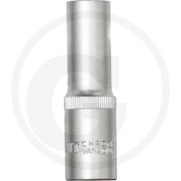 Black edition black edition 1/2" zeskant dop, lang, 13 mm - lengte 75 mm