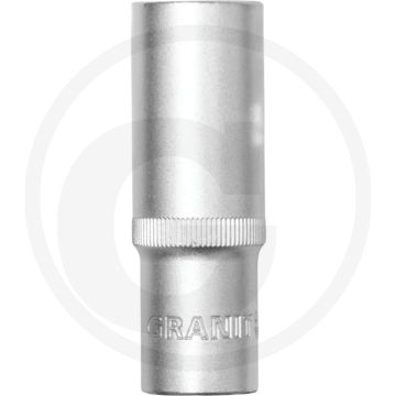Black edition black edition 1/2" zeskant dop, lang, 22 mm - lengte 75 mm