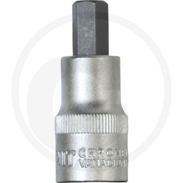 Black edition black edition 1/2" bit-dopsleutel voor binnenzeskant-s - sleutelmaat: 10