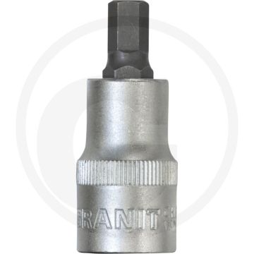 Black edition black edition 1/2" bit-dopsleutel voor binnenzeskant-s - sleutelmaat: 8
