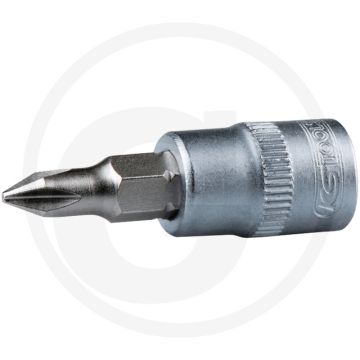 Ks tools 1/2” dopsleutelbit voor kruiskopschroeve - ph 1, 55mm lengte