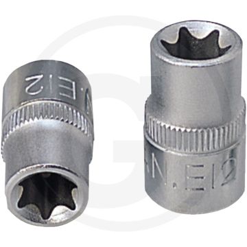 Ks tools 3/8" tx-e-dopsleutel, e5 - torx-e, din 3120, iso 1174, 28mm