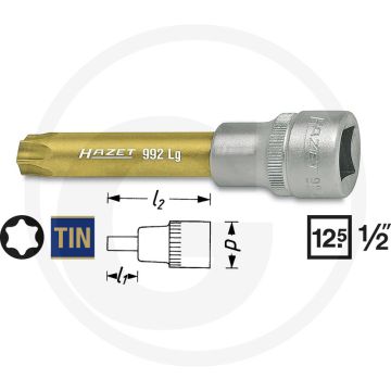 Hazet dopsleutelbit torx® t70 105mm 80-420 nm