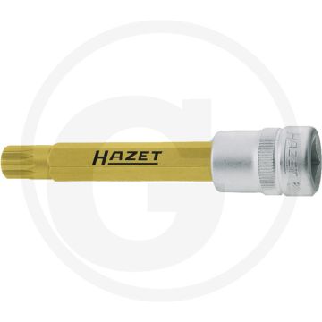 Hazet dopsleutelbit 3/8" veeltand m8 tin gecoat