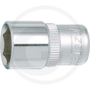 Clé à douille hexagonale Hazet 10 mm, chrome-vanadium, DIN 3124, ISO 2725-1