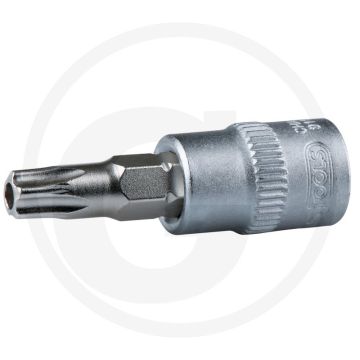Ks tools : embout de clé à douille 1/4” pour boulons TX avec empreinte BO - taille de clé : TB30
