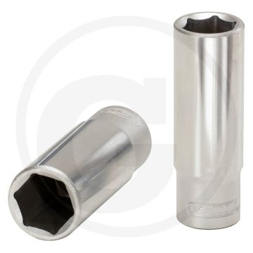 Ks tools 3/8" classic zeskant dopsleutel, lang, 21mm