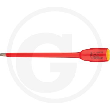 Hazet torx® steckschlüssel-einsatz vierkant 10 mm (3/8 zoll), innen torx® profil, t27 - lange ausführung, schutzisoliert, made in germany, 1000v schutzisolierung