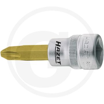 Hazet dopsleutelbit ph 1, tin gecoat, 3/8" uitgang