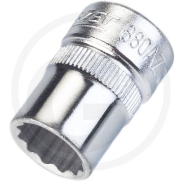 Hazet 12-kant dopsleutel 7/16" 26mm chroom-vanadium verchroomd 3/8"
