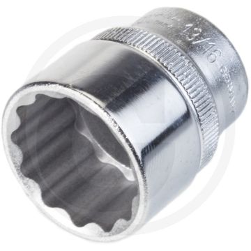 Clé à douille à 12 pans Hazet 13/16" 32 mm, chrome-vanadium, chromée, 3/8"