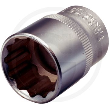 Ks tools 1/2” dopsleutel voor 12-kant bouten, 10 - 12-kant, zonder bit, 38mm lengte