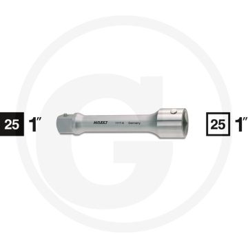 Hazet verlengstuk 25 (1") - lengte 200 mm