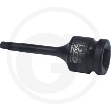 Ks tools ks tools 1/2” krachtdopsleutelbit voor tx-bouten, lengte 75mm