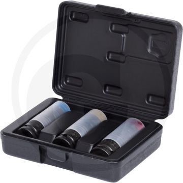 Jeu de clés à douille Ks Tools SlimPower, 3 pièces, 17-19-21 mm, extra-profondes