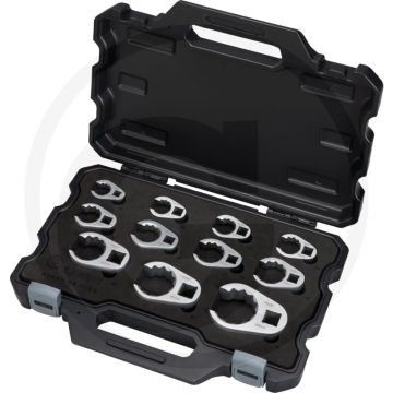Black edition black edition leidingsleutelset, sleutelmaat: 19 - 46 10-delig, 12-kant