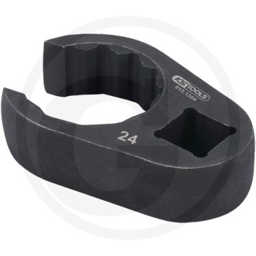 Ks tools 1/2" ringsleutel open, 21 mm - 12-kant, speciaal staal, slank ontwerp