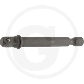 Ks tools 1/4" vierkant-adapter voor 1/4” doppen - 65mm lengte