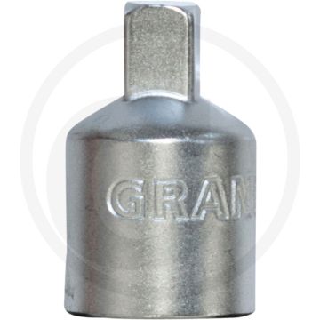 Black edition black edition 3/8” verloopadapter, 3/8" f x 1/4 "m - voor handmatige bediening met binnenvierkant en binnen zeskant opname
