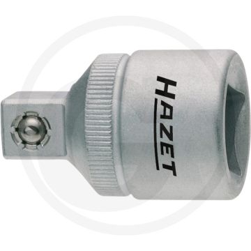 Hazet adapter 1/2" naar 3/8", lengte 36 mm, chroom-vanadium