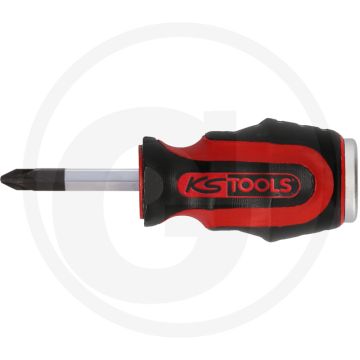 Ks tools ergotorque®max schroevendraaier met slag - ph2 x 38mm