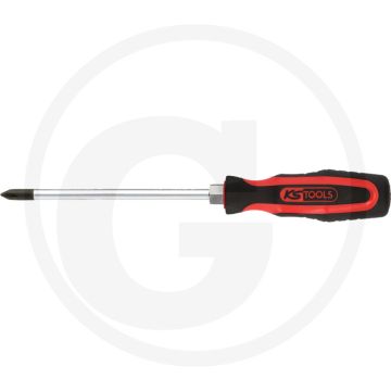 Ks tools ergotorqueplus® schroevendraaier voor kruiskop schroeven - lengte 155mm
