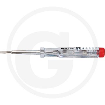 Hazet spanningstester, geïsoleerd 220 - 250 v | 150 mm, schlitz profil