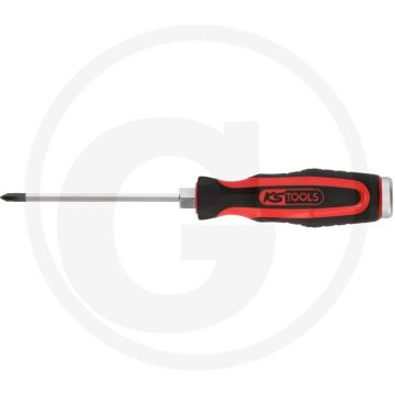 Ks tools ergotorque®max schroevendraaier met slag - ph0 x 60 mes