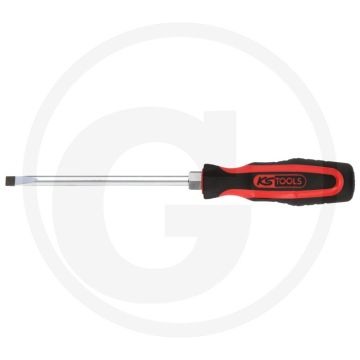 Ks tools ergotorqueplus® schroevendraaier voor zaagsnede schroeven - 2-komponentengriff - gehard chroom vanadium - 6,5 x 125 mm