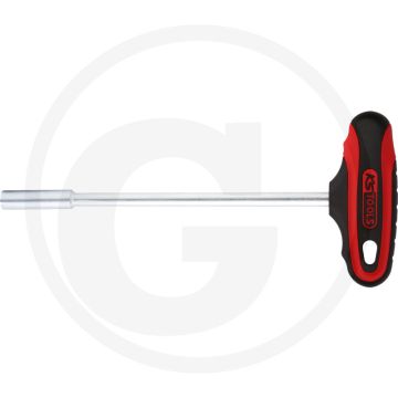 Ks tools ergotorqueplus® dopschroevendraaier met t-greep, lang, 6 mm - lengte 230mm