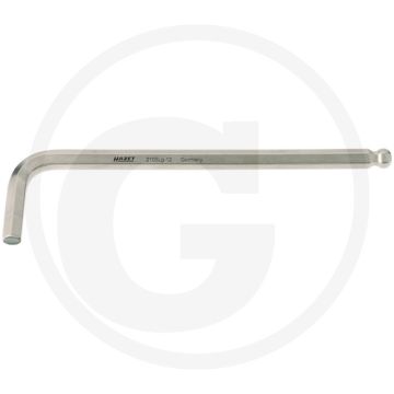 Hazet haakse binnenzeskant stiftsleutel 1.5 mm, chroom-vanadium, vernikkeld, made in germany